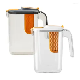 Waterflessen 2600 ml fruit infuser pitcher keuken huishoudelijke koude fles set hoge temperatuur resistent sap drink emmer emmer