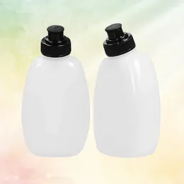 Botellas de agua 2pcs 280 ml de botella de deportes de muñeca PVC PVC para niños (blanco separado)