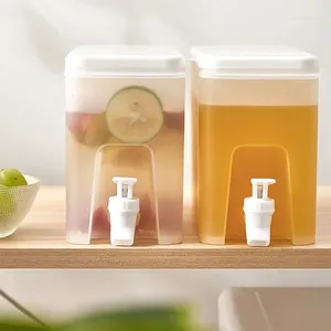 Bouteilles d'eau 3,5 L Kettle froide jus de grande capacité avec robinet boisson contenant gadgets ménagers pour le fruit à thé limonade soda