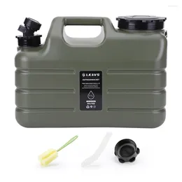 Bouteilles d'eau 3 gallons de camping portable sans réservoir de fuite avec Spigot BPA gratuit pour la voiture en plein air urgence de pique-nique