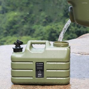 Bouteilles d'eau 3 gallons de camping portable sans réservoir de rangement de fuite avec Spigot BPA gratuit pour l'urgence de randonnée