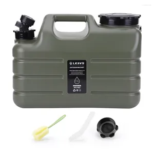 Bouteilles d'eau 3 gallons de camping portable avec porte-rangement Spigot BPA GRATUITE