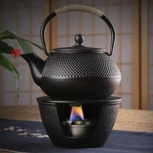 Bouteilles d'eau 3009001200ml théière en fonte cuisine thé bouilloire à thé japonaise pour faire bouillir les théières chinoises accessoires de cérémonie 231214