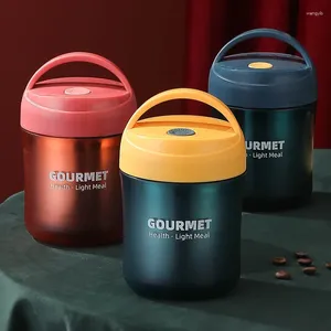 Bouteilles d'eau 304 tasse isolée en acier inoxydable pour petit-déjeuner pour petit-déjeuner scellé de soupe petite boîte à lunch