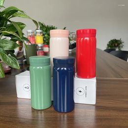 Botellas de agua 316 Taza aislada simple para estudiantes masculinos y femeninos Mini bolsillo japonés portátil lindo