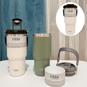 Waterflessen 330900 ml koffie thermische mok roestvrij staal thermosumbler cups vacuüm fles thermo thermocup 221122