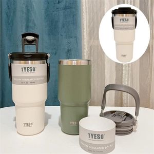 Bouteilles d'eau 330900ml Café Tasse Thermique En Acier Inoxydable Thermos Gobelet Tasses Fiole À Vide Thermo Thermocup 221130