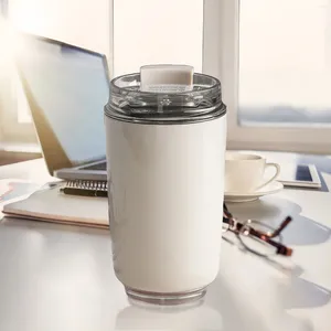 Bouteilles d'eau 350 ml de marche thermique de marche lait blanc café de grande valeur de grande valeur vide à double couche anti-drop-drop