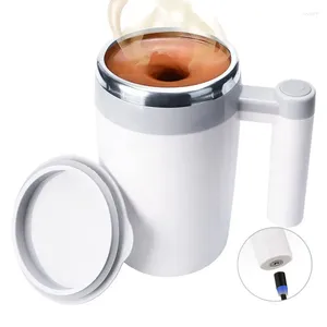 Waterflessen 380 ml automatisch zelf roerend magnetische mok creatief roestvrijstalen koffie mixen cup blender luie slimme mixer thermisch thermisch