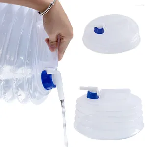 Waterflessen 3L/5L/10L/15L Opvouwbare Kruik Outdoor Camping Vissen Opvouwbare Tas Plastic Herbruikbare Auto container Met Kraan