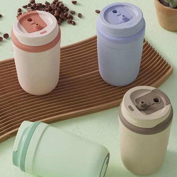 Bouteilles d'eau 400ml automatique auto-agitation tasse café lait jus mélange tasse électrique en acier inoxydable paresseux rotatif magnétique