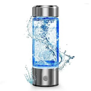 Waterflessen 420 ml auto waterstofrijke beker generator alkalinemaker oplaadbare ionisator fles super antioxidan draagbaar