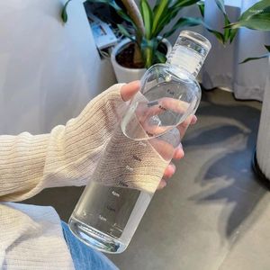 Waterflessen 500 ml gegradueerde plastic transparante beker hoogwaardig glas handig