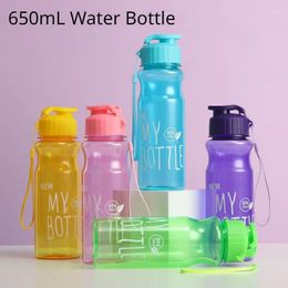 Bouteilles d'eau 650 ml de bouteille de sport extérieur