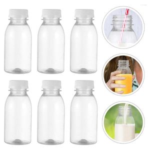 Bouteilles d'eau 6pcs 100ml lait petit jus étanche portable boisson bouteille en plastique conteneur