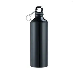 Bouteilles d'eau 750 ml avec carabiner bouteille en aluminium portable Puche de fuite réutilisable pour la randonnée