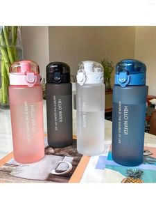 Waterflessen 780 ml lekvrije transparante sportfles voor gymfitness en reizen - blijf gehydrateerd onderweg