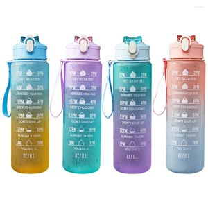 Bouteilles d'eau 900ml Portable bouteille givrée Sport de plein air voyage boisson bouilloire de Sport pour femmes hommes