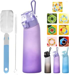 Bouteilles d'eau Air Up Bottle 650 ml parfum avec 7pcs Flavour Pod Feak Proof Sports Cup adapté à l'extérieur