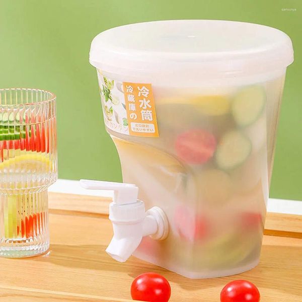 Bouteilles d'eau Dispensateur de grande capacité Drinkware Kettle Cold Bodet Bar Supplies Summer Accessory Refrigérateur Pratique