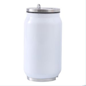 Bouteilles d'eau Blank Sublimation Cola Can 500Ml Diy Heat Transfer Printing Vacuum Insated Beer Cup Coffee With Sts Drop Delivery Home Dhlxd