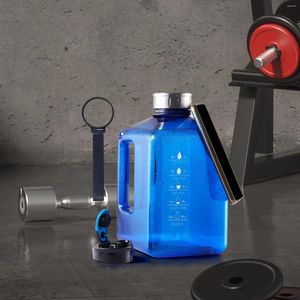 Bouteilles d'eau bouteille 3L avec poignée de transport Fitness pour usage domestique entraînement de voyage