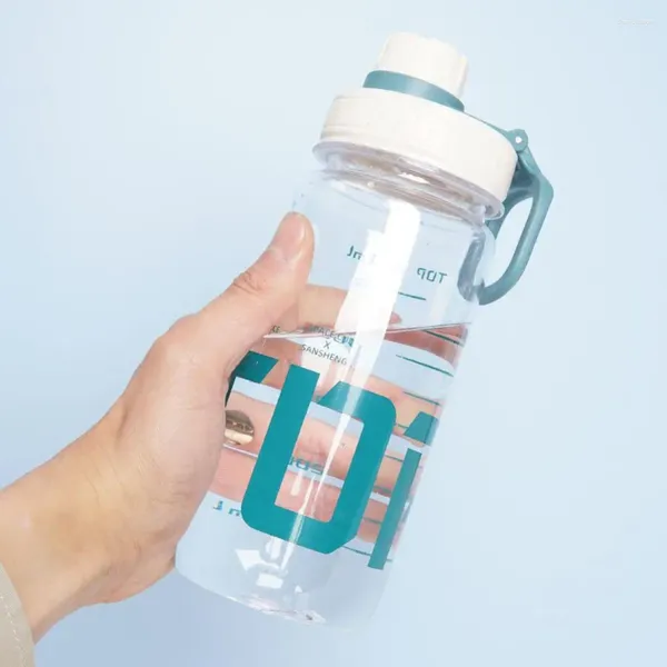 Bouteilles d'eau sans BPA, pichet à boire de grande capacité, anti-fuite, pour salle de sport, tasse
