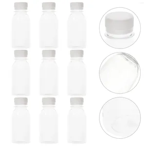 Botellas de agua Botella Reutilizable Batido Caja de aderezo vacío Taza S Jengibre Ensalada transparente Envases de plástico Tapas de bebidas Bebida