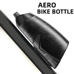 Botellas de agua Jaulas Aero Botella de bicicleta Incluye jaula Soporte para bicicleta Carreras Ultraligero Bebida a prueba de fugas Deporte y231030