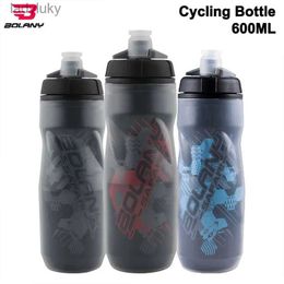Bouteilles d'eau Cages Bolany bouteille d'eau de vélo 600 ml bouteille d'eau de cyclisme de montagne PP5 bouteille protégée contre la chaleur et la glace tasse de sport de plein air L240124