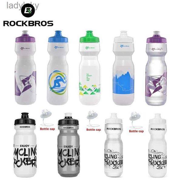 Bouteilles d'eau Cages ROCKBROS 750 ml en plein air route VTT cyclisme bouteilles d'eau Sport boisson cruche tasse Camping randonnée Tour vélo bouteilles d'eau L240124