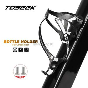 Bidonhouders TOSEEK Super Light 24g VVX Full Carbon Road/Mountian Bike Bidonhouder Fiets Bidonhouder 3K Mat HKD230719