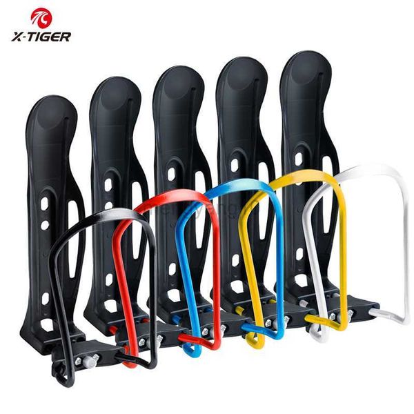 Botellas de agua Jaulas X-TIGER Bicicleta Botella Jaula Ultraligero MTB Road Bike Bebidas Botella Rack PC Aleación de aluminio Bicicleta Botella de agua Titular HKD230719