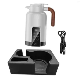 Garrafas de água copo de aquecimento de carro chaleira automática para carros de família aquecidos com leite de chá