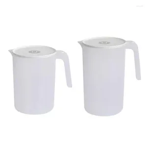 Bouteilles d'eau Carafe incassable pichet à boisson sans BPA/bouilloire froide jus et thé glacé Carafes à boissons à large bouche