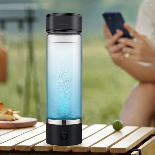 Botellas de agua Botella de ionizador de hidrógeno portátil potenciador de absorción de membrana celular para metabolismo de viaje