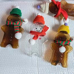 Waterflessen Kerst Xmas Gingerbread Man Snoeppotten Sap Drinkfles Party Kan Cadeaupapier 10 STKS 500 ML