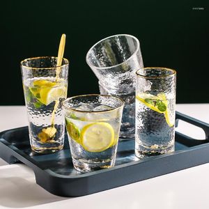 Water flessen koffieglas kopje luxe kopjes voor drankjes bierglazen met gedecoreerde cocktails decoratieve woonkamer bubbelkhal thee