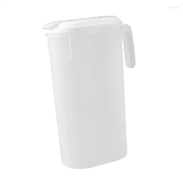Bouteilles d'eau Bouilloire froide Distributeur de réfrigérateur Pichet transparent pour thé glacé Récipient de boisson Cuisine Maison Bar de fête 1,8 L / 2,5 L Grand