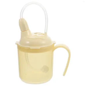 Bouteilles d'eau, tasse d'alimentation de convalescence, boisson à boire, bouillie, contrôle de la soupe, distributeur de liquide pour personnes âgées, paille, Patient handicapé