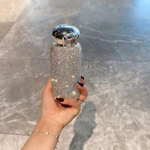 Water flessen diamant fles luxe isolerende beker ingelegde mini 200 ml ins