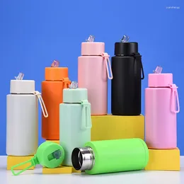 Waterflessen drinken 34 oz BPA gratis milieuvriendelijke dubbele muur geïsoleerde vacuüm roestvrijstalen fles milieuvriendelijk