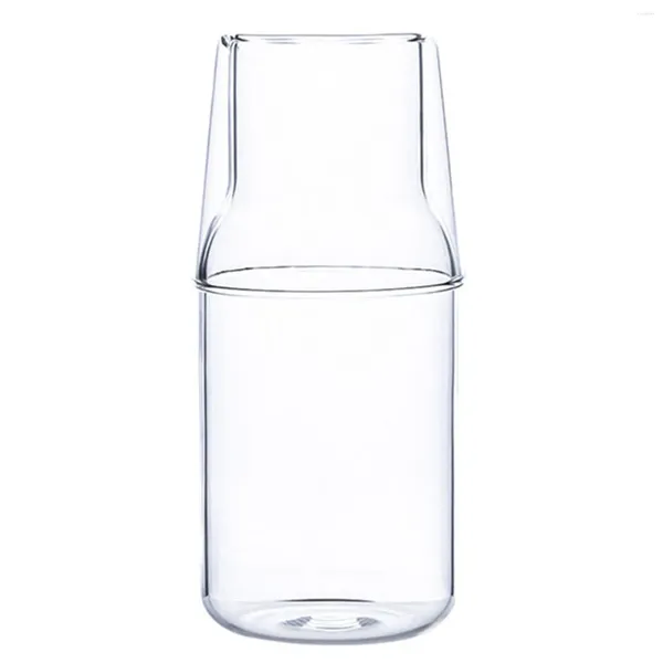 Ensemble de bouteilles d'eau et de pots en verre Borosilicate de haute qualité, pour Table de nuit, Buffet, Bar