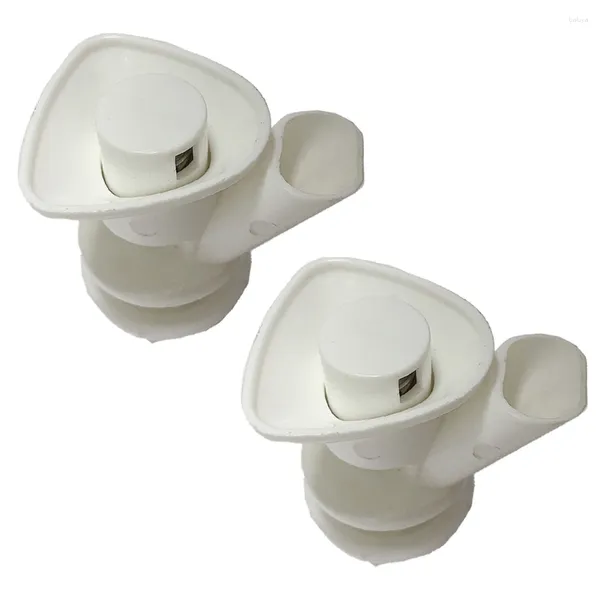 Bouteilles d'eau Durable Spigot Bouton Type de jet Poussez Spigots Spout White Food Grade Plastic Picnic Drinks Tank