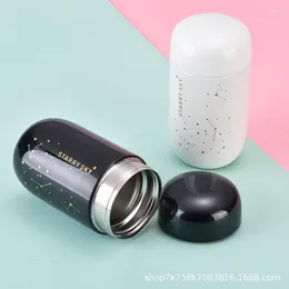 Botellas de agua En forma de huevo Creativo Mini Lindo Aislamiento Internet Celebridad Starry Sky Pocket Cup