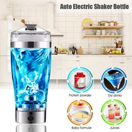 Bouteilles d'eau Électrique Protéine Shake Agitateur USB Bouteille Lait Café Mélangeur Bouilloire Sports Et Fitness Charge Shaker Tasse 230621