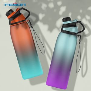 Waterflessen feijian sport draagbare tritan met magnetisch deksel drinkware grote capcity kettle 095L12L bpa gratis 221122