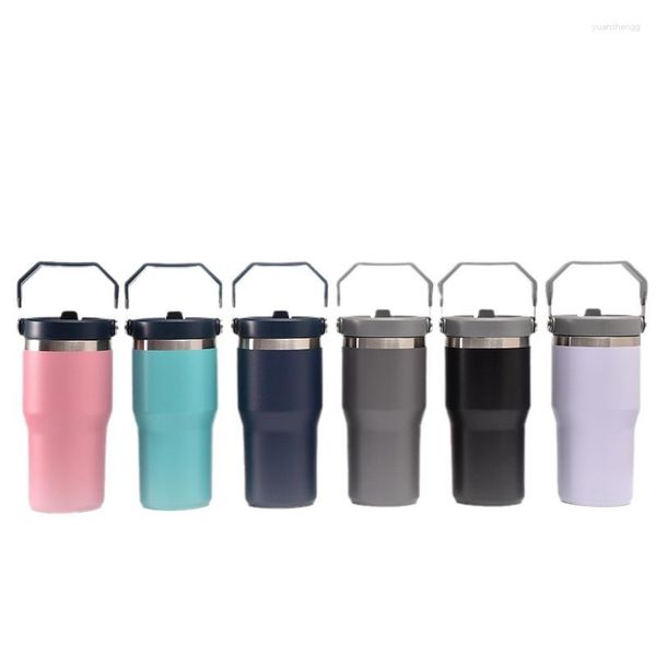 Bouteilles d'eau quatre saisons adaptées à 20oz 30oz, tasse de voiture en acier inoxydable 304, isolation sous vide Portable pour l'extérieur et le froid