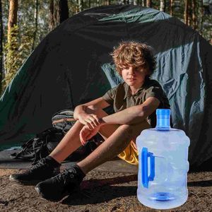 Waterflessen Gallon Fles Kan Draagbare Emmer Plastic Werper Outdoor Camping Container