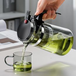 Bouteilles d'eau GIANXI Théières Pot en verre résistant à la chaleur Infuseur Ensemble chinois Bouilloire Cafetière Ensembles de bureau pratiques 230714